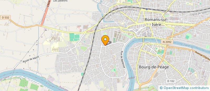 localisation de l'entreprise MONSIEUR QUENTIN BRUNEL  ROMANS-SUR-ISERE