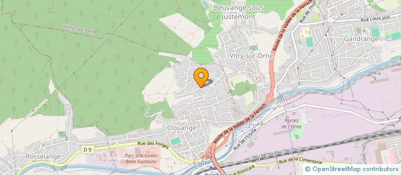 localisation de l'entreprise MONSIEUR QUENTIN BRUNELLE  CLOUANGE