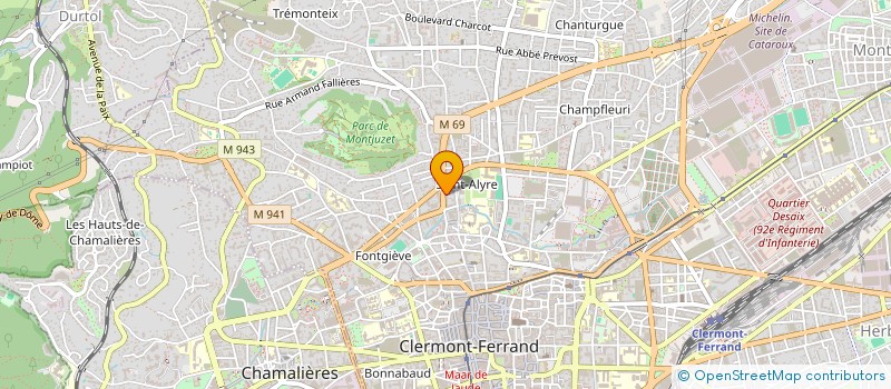 localisation de l'entreprise MONSIEUR QUENTIN BUCHERER  CLERMONT-FERRAND