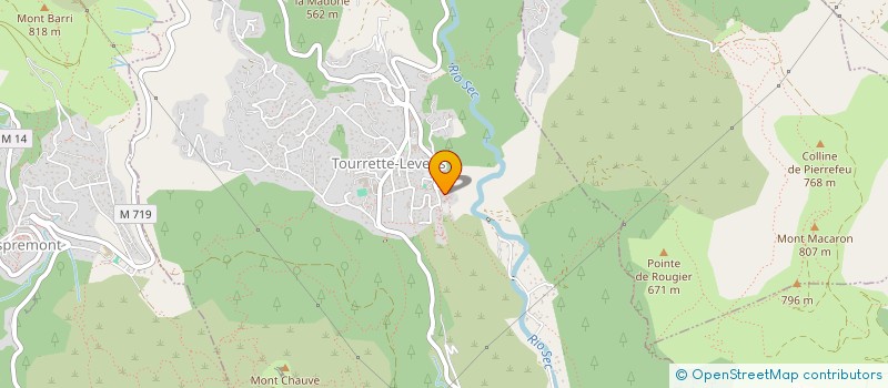 localisation de l'entreprise MONSIEUR QUENTIN BULTEZ  TOURRETTE-LEVENS