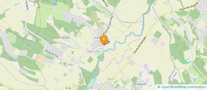 localisation de l'entreprise MONSIEUR QUENTIN BURTY  MENVILLE