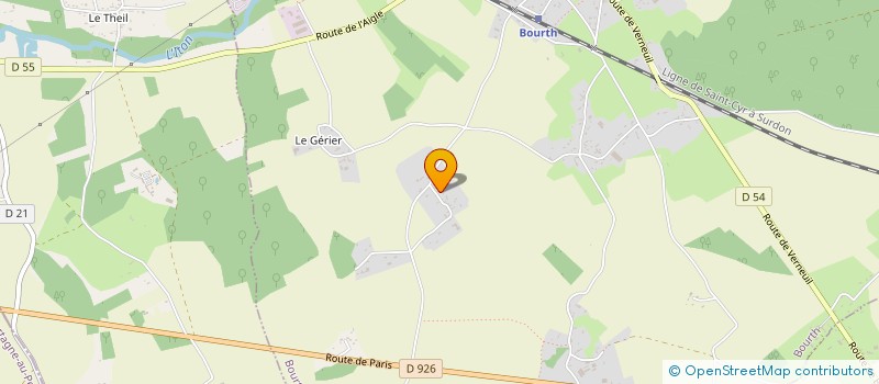 localisation de l'entreprise MONSIEUR QUENTIN BURY  BOURTH