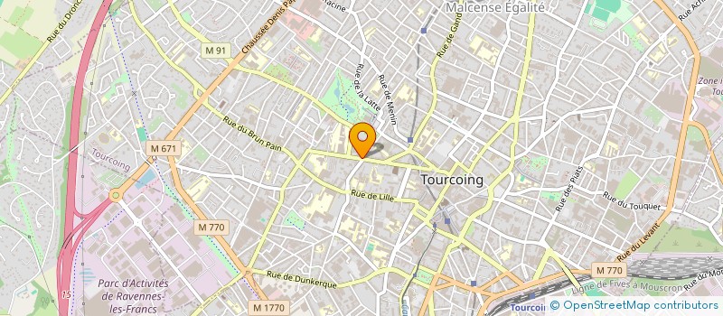 localisation de l'entreprise MONSIEUR QUENTIN BUTEZ  TOURCOING