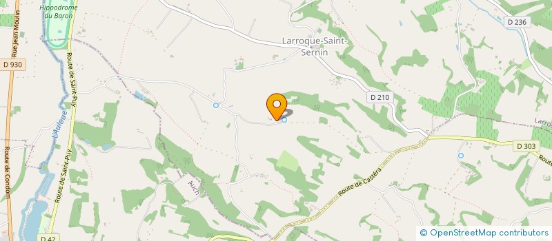 localisation de l'entreprise MONSIEUR QUENTIN CAESENS  LARROQUE-SAINT-SERNIN