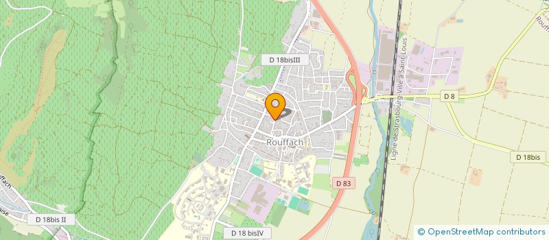 localisation de l'entreprise MONSIEUR QUENTIN CAFFIER  ROUFFACH