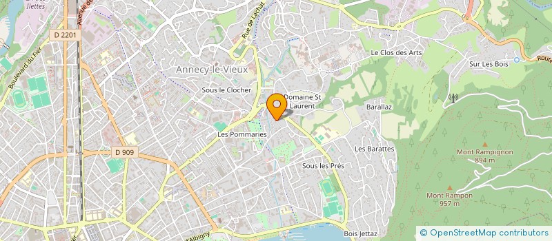 localisation de l'entreprise MONSIEUR QUENTIN CAILLAT à ANNECY