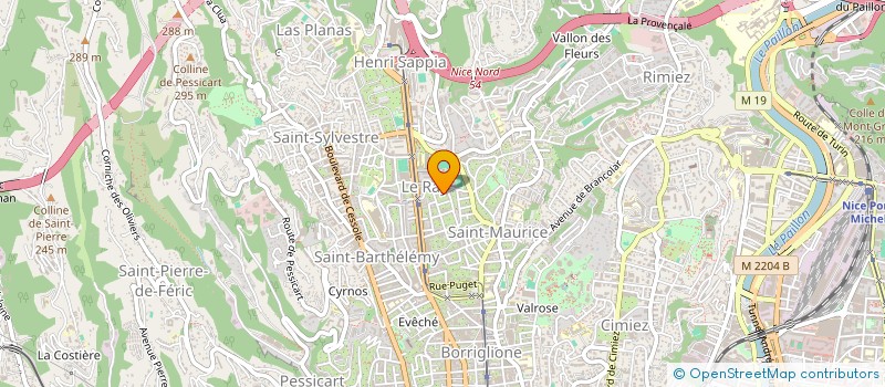 localisation de l'entreprise MONSIEUR QUENTIN CAILLAUD à NICE