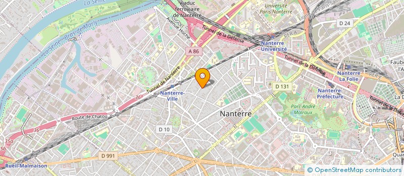 localisation de l'entreprise MONSIEUR QUENTIN CALLAERTS  NANTERRE