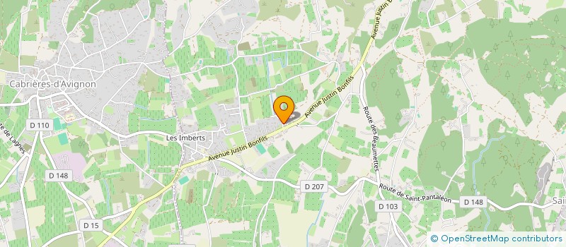 localisation de l'entreprise MONSIEUR QUENTIN CALMETTE  GORDES