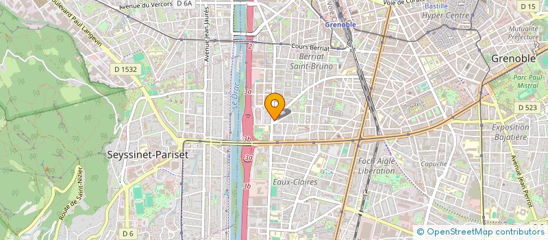 localisation de l'entreprise MONSIEUR QUENTIN CANDAELE à GRENOBLE