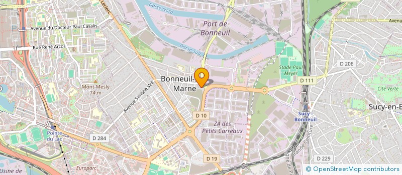 localisation de l'entreprise MONSIEUR QUENTIN CARINCI  BONNEUIL-SUR-MARNE