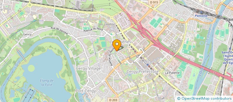 localisation de l'entreprise MONSIEUR QUENTIN CARMOUSE  CERGY