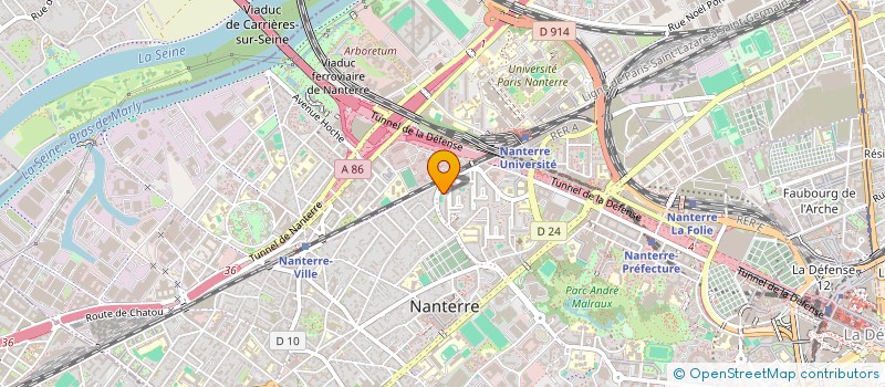 localisation de l'entreprise MONSIEUR QUENTIN CARRE  NANTERRE