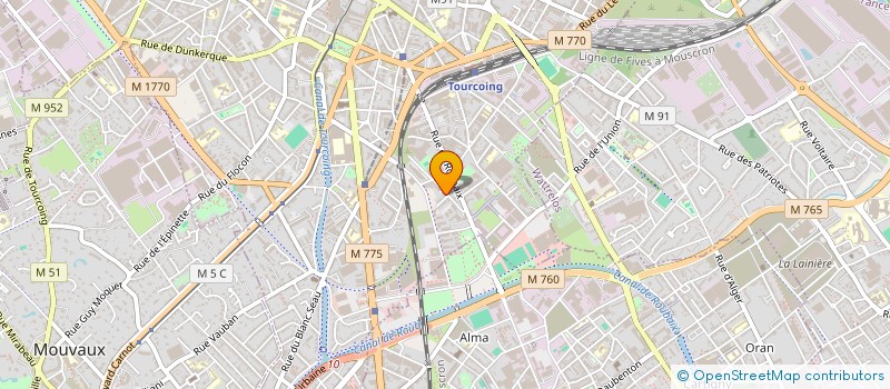 localisation de l'entreprise MONSIEUR QUENTIN CARTON  TOURCOING