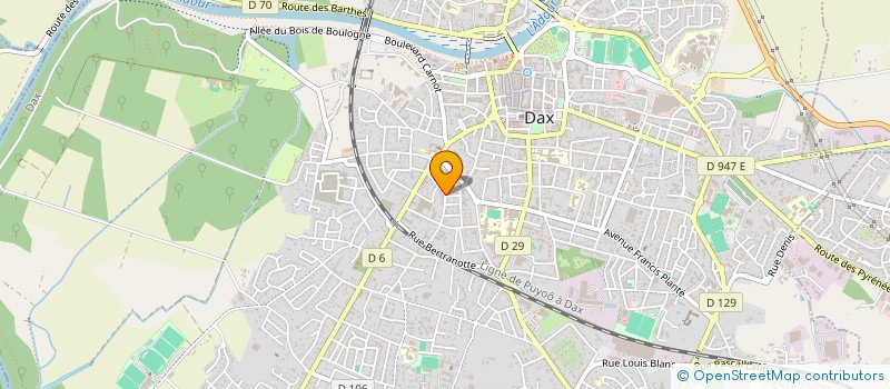 localisation de l'entreprise MONSIEUR QUENTIN CASTAIGNEDE  DAX