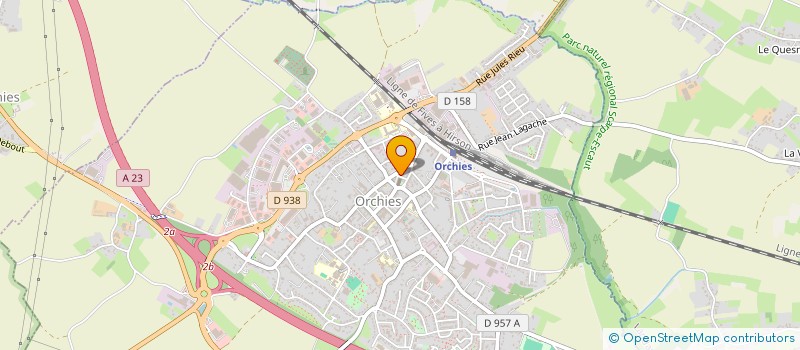 localisation de l'entreprise MONSIEUR QUENTIN CASTEL  ORCHIES