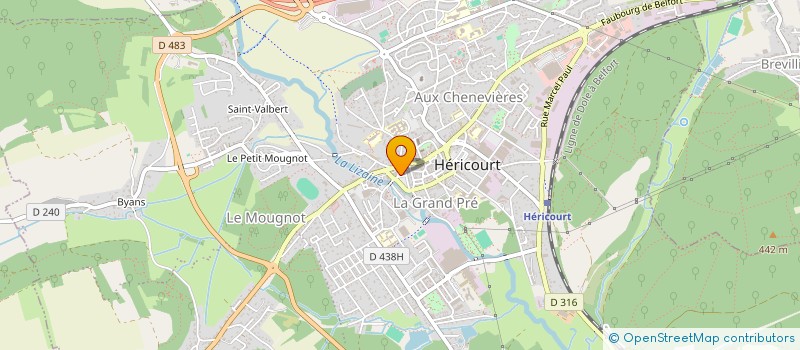 localisation de l'entreprise MONSIEUR QUENTIN CEFIS  HERICOURT