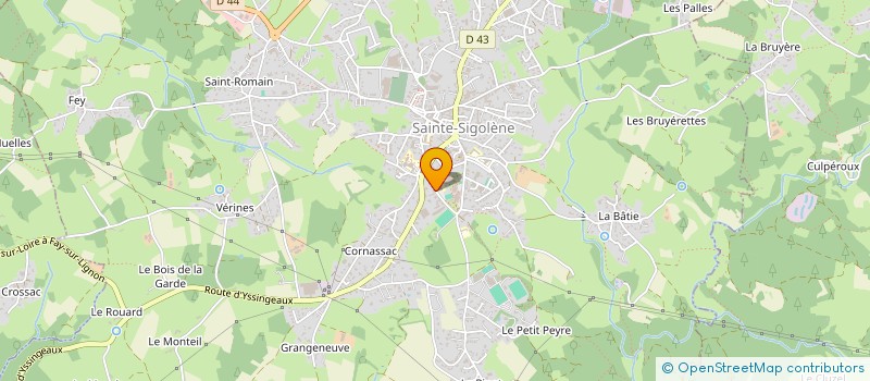 localisation de l'entreprise MONSIEUR QUENTIN CELLE  SAINTE-SIGOLENE