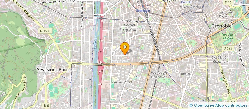 localisation de l'entreprise MONSIEUR QUENTIN CERRUTI  GRENOBLE