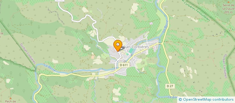 localisation de l'entreprise MONSIEUR QUENTIN CERVANTES  DURBAN-CORBIERES