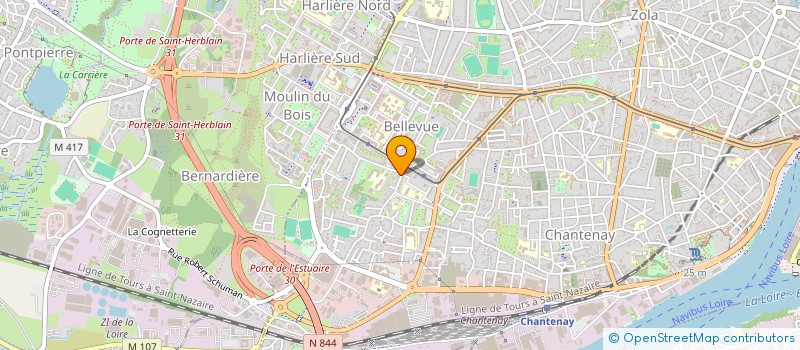 localisation de l'entreprise MONSIEUR QUENTIN CHAIGNEAU à NANTES