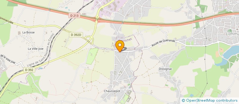 localisation de l'entreprise MONSIEUR QUENTIN CHANGEON  PORNICHET