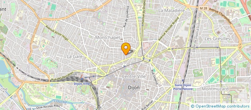 localisation de l'entreprise MONSIEUR QUENTIN CHAPLIER à DIJON