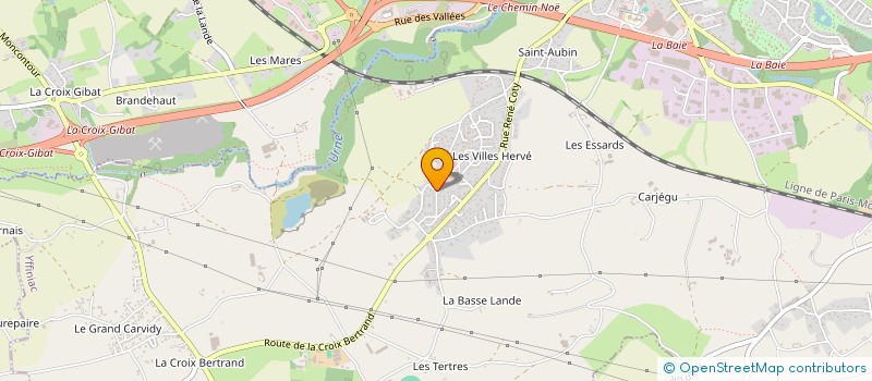 localisation de l'entreprise MONSIEUR QUENTIN CHARLES  YFFINIAC