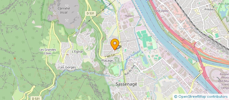 localisation de l'entreprise MONSIEUR QUENTIN CHARLES  SASSENAGE