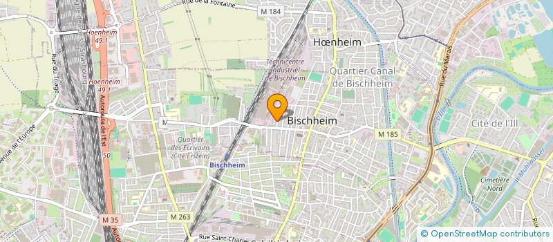 localisation de l'entreprise MONSIEUR QUENTIN CHARTON à BISCHHEIM