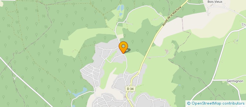 localisation de l'entreprise MONSIEUR QUENTIN CHARUE  LA MACHINE