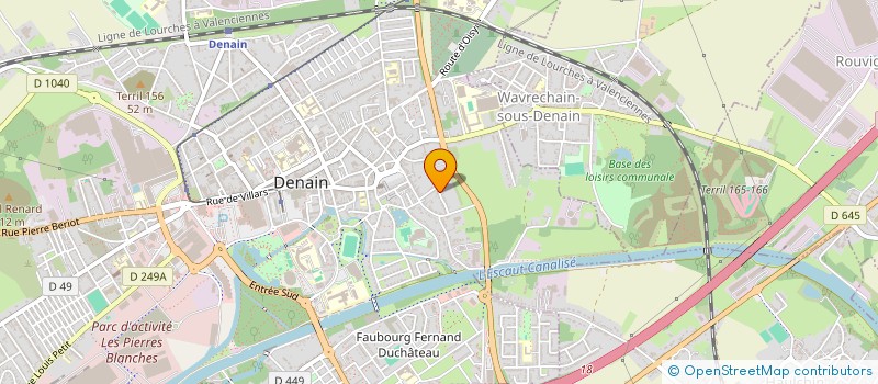 localisation de l'entreprise MONSIEUR QUENTIN CHATELIER  DENAIN