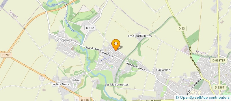 localisation de l'entreprise MONSIEUR QUENTIN CHAUVEAU  LONGEVES