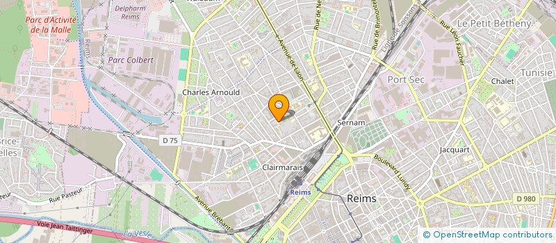 localisation de l'entreprise MONSIEUR QUENTIN CHAUVET  REIMS