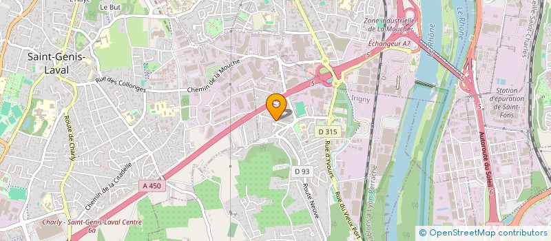 localisation de l'entreprise MONSIEUR QUENTIN CHAUVOT  IRIGNY