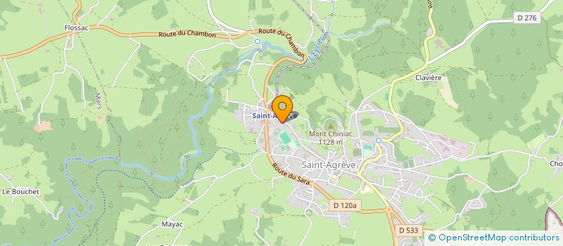 localisation de l'entreprise MONSIEUR QUENTIN CHAZALLET  SAINT-AGREVE