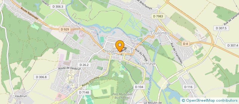 localisation de l'entreprise MONSIEUR QUENTIN CHENOIR à NOGENT-LE-ROI