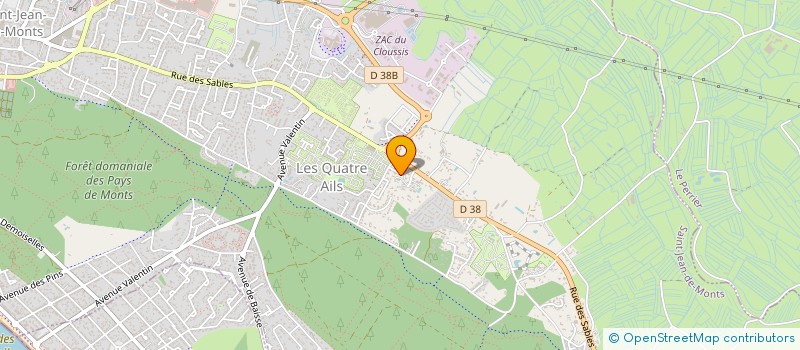 localisation de l'entreprise MONSIEUR QUENTIN CHESNIER à SAINT-JEAN-DE-MONTS