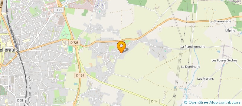 localisation de l'entreprise MONSIEUR QUENTIN CHOLLET  CHATELLERAULT