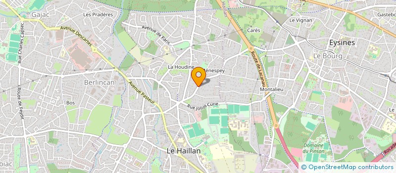 localisation de l'entreprise MONSIEUR QUENTIN CHOULANT  LE HAILLAN