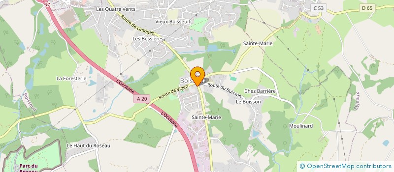 localisation de l'entreprise MONSIEUR QUENTIN CHUM  BOISSEUIL