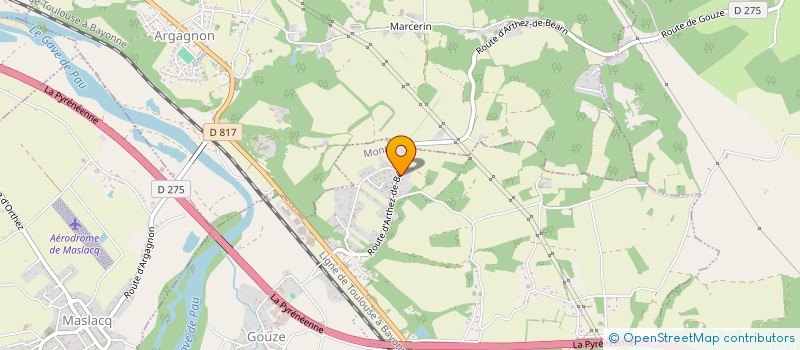 localisation de l'entreprise MONSIEUR QUENTIN CLAIREFOND  MONT