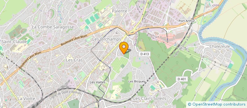 localisation de l'entreprise MONSIEUR QUENTIN CLAVEQUIN à BESANCON