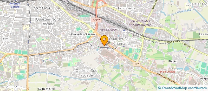 localisation de l'entreprise MONSIEUR QUENTIN CLAVERIE  AVIGNON