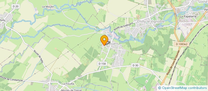 localisation de l'entreprise MONSIEUR QUENTIN CLAVIER  FREBUANS