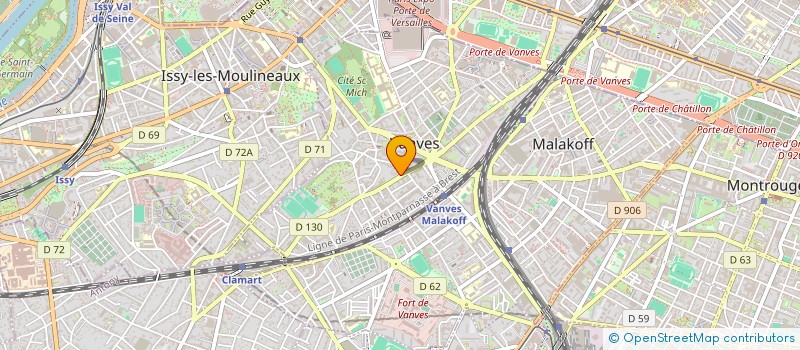 localisation de l'entreprise MONSIEUR QUENTIN CLEMENCEAU  VANVES