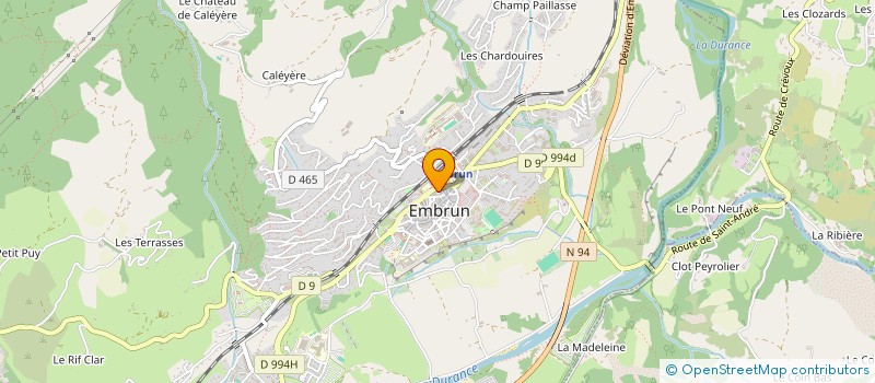 localisation de l'entreprise MONSIEUR QUENTIN COCHAT  EMBRUN