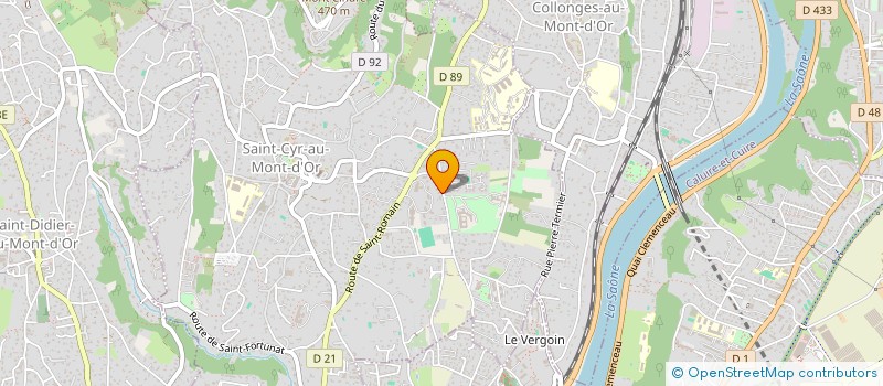 localisation de l'entreprise MONSIEUR QUENTIN COLAS  SAINT-CYR-AU-MONT-D'OR