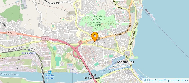 localisation de l'entreprise MONSIEUR QUENTIN COLLE à MARTIGUES