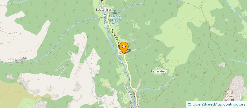 localisation de l'entreprise MONSIEUR QUENTIN COLLET  FLUMET